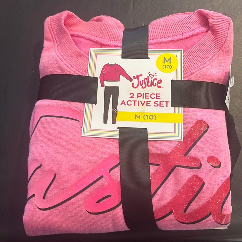 Girls Justice 2 piece active set